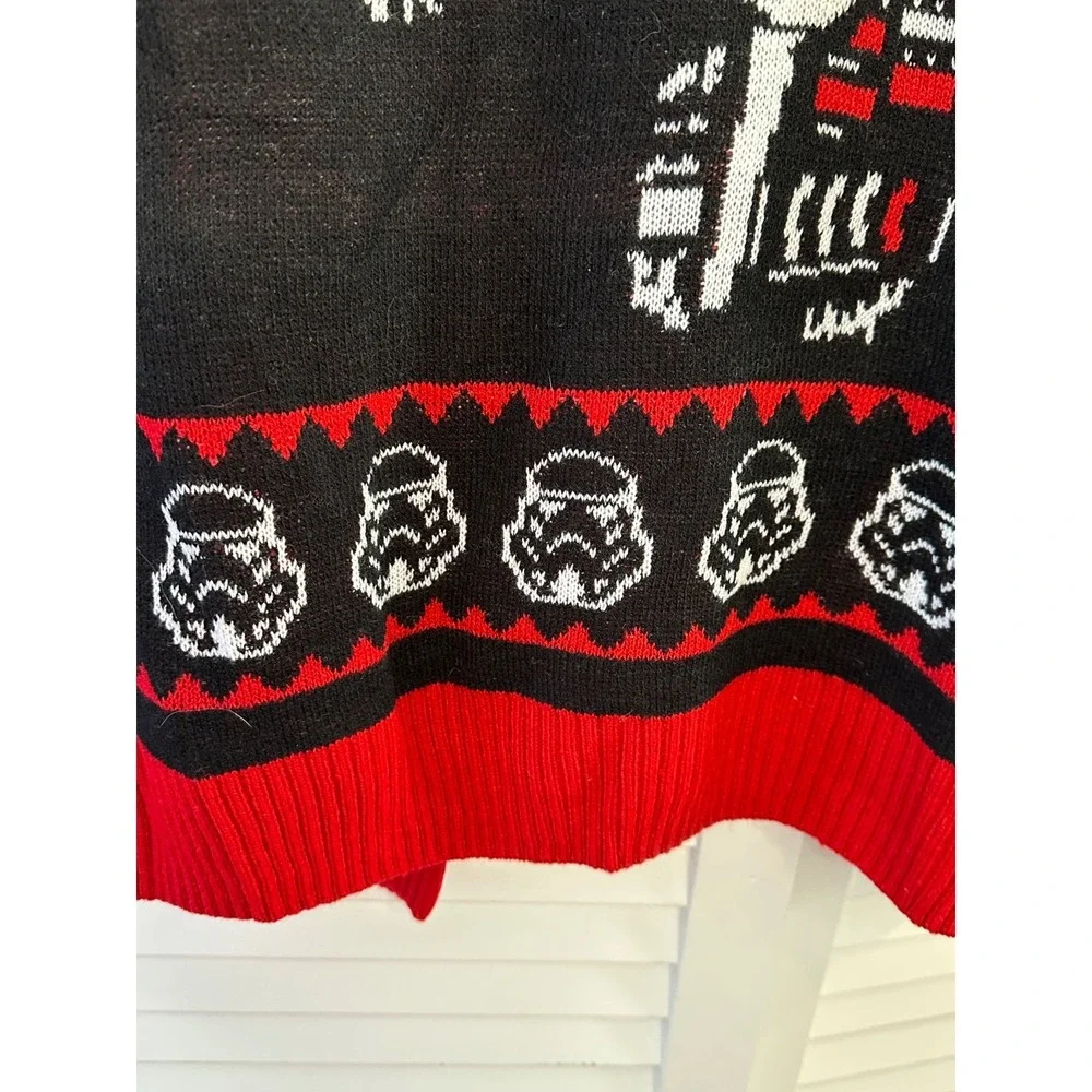 Star Wars Men's Size‎ 2XL Darth Vader Ugly Christmas Sweater Death Star
